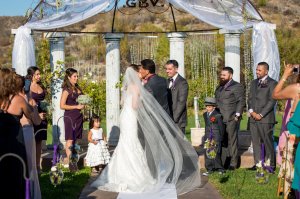 My Dad giving me away.